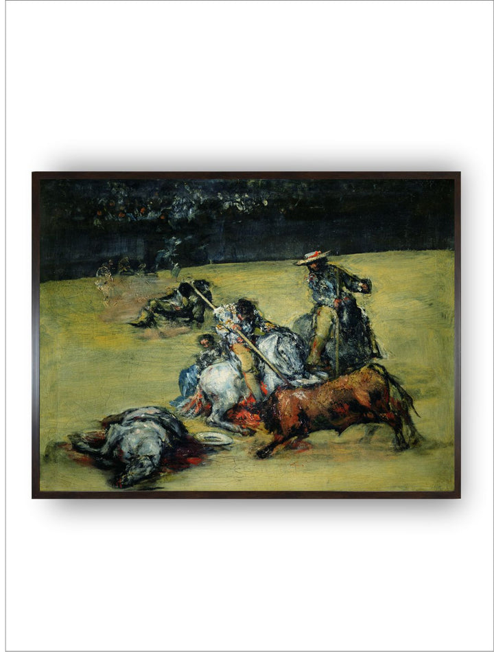 The Bullfight, circa 1825 by Francisco de Goya