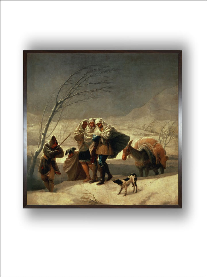 The Snowstorm, 1786-87 by Francisco de Goya