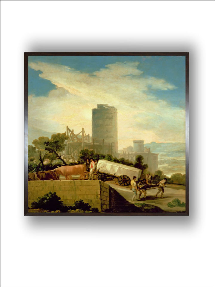 Transporting a Stone Block, 1786-87 by Francisco de Goya