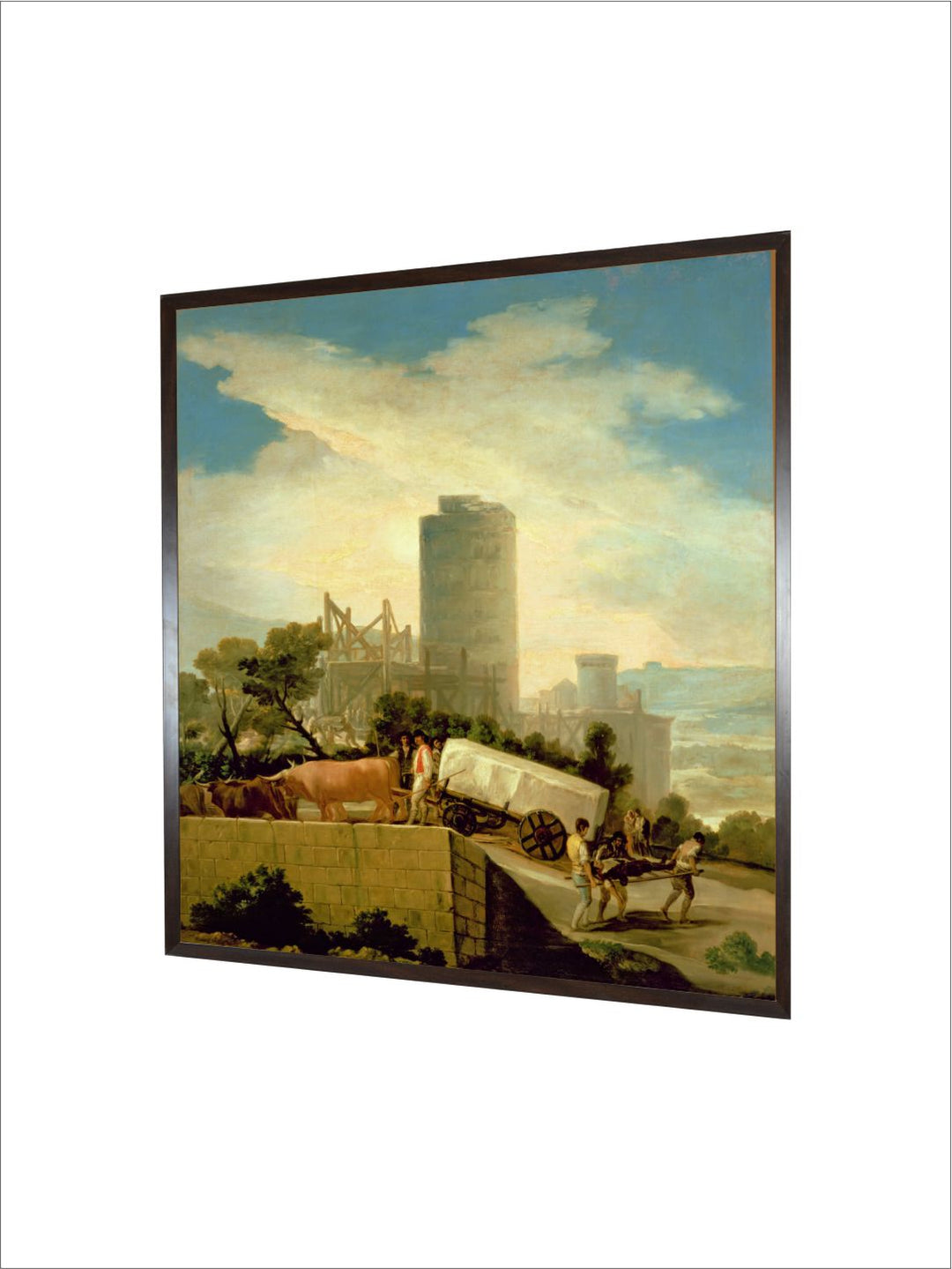 Transporting a Stone Block, 1786-87 by Francisco de Goya