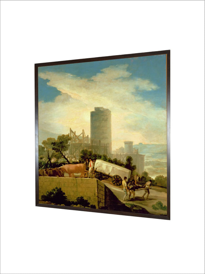 Transporting a Stone Block, 1786-87 by Francisco de Goya