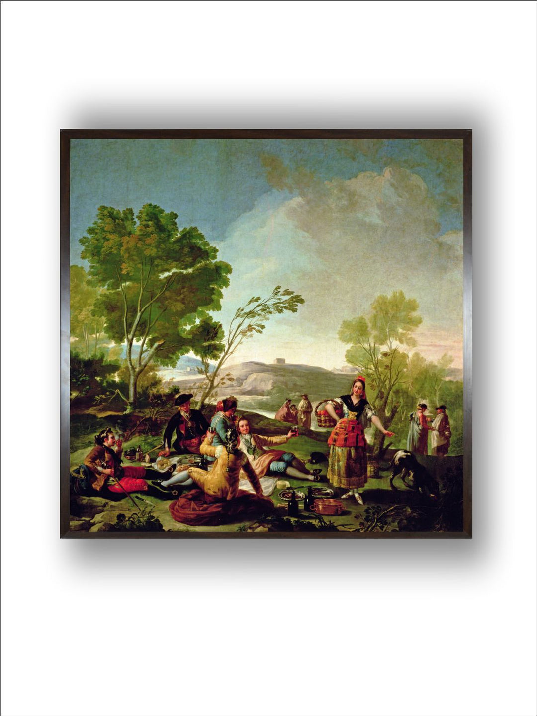 Meal on the Banks of the River Manzanares, 1776 by Francisco de Goya