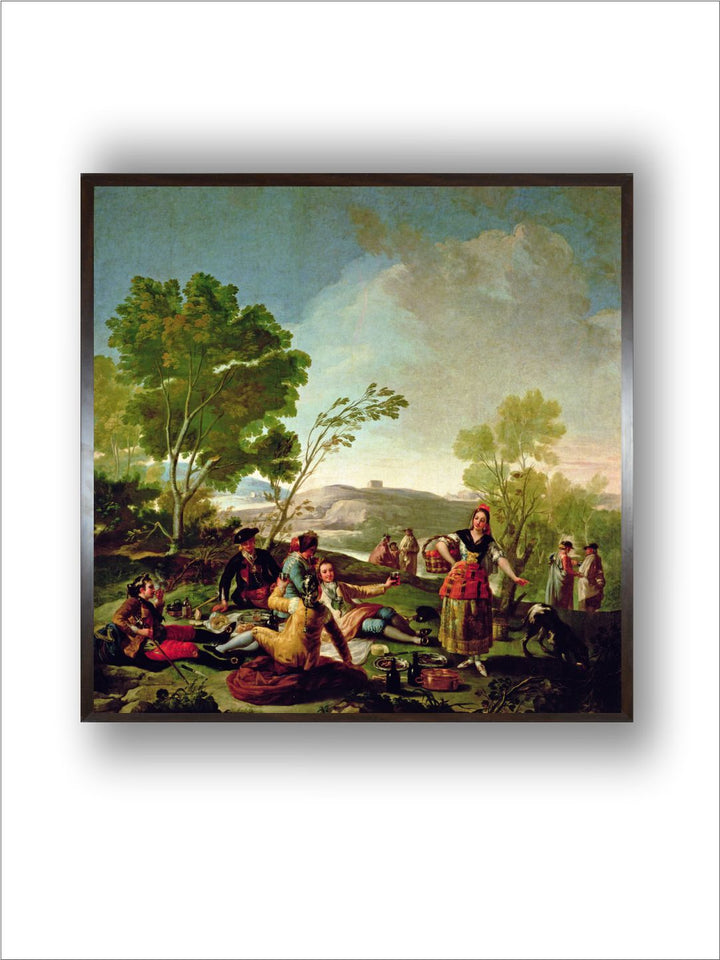 Meal on the Banks of the River Manzanares, 1776 by Francisco de Goya