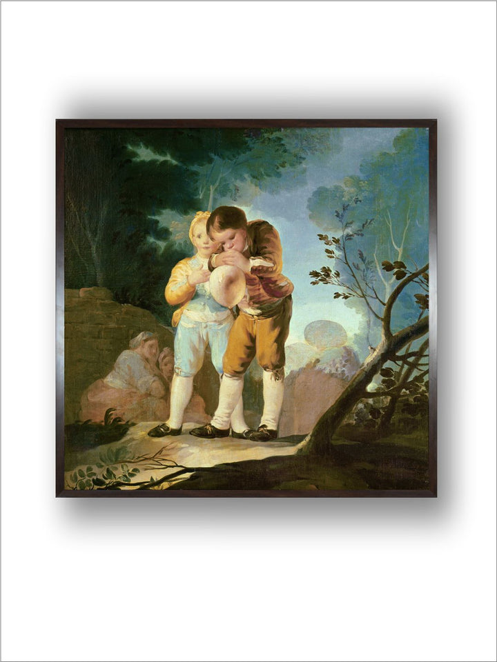 Children Inflating a Bladder, 1778 by Francisco de Goya