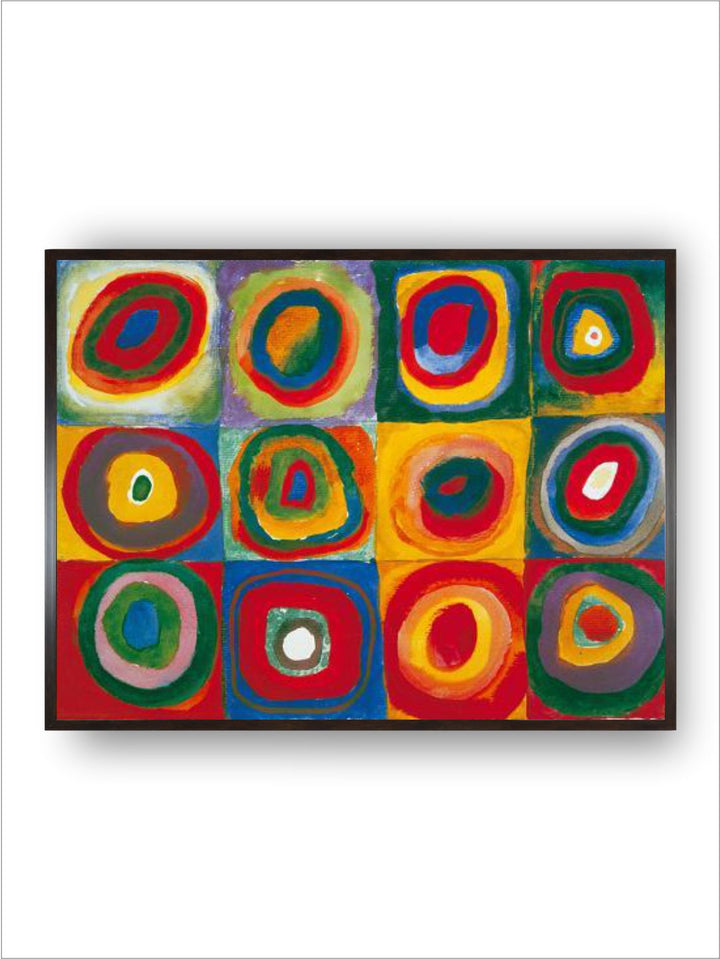 Colour Study - Squares And Concentric Circles by Wassily Kandinsky