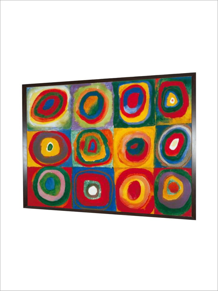 Colour Study - Squares And Concentric Circles by Wassily Kandinsky