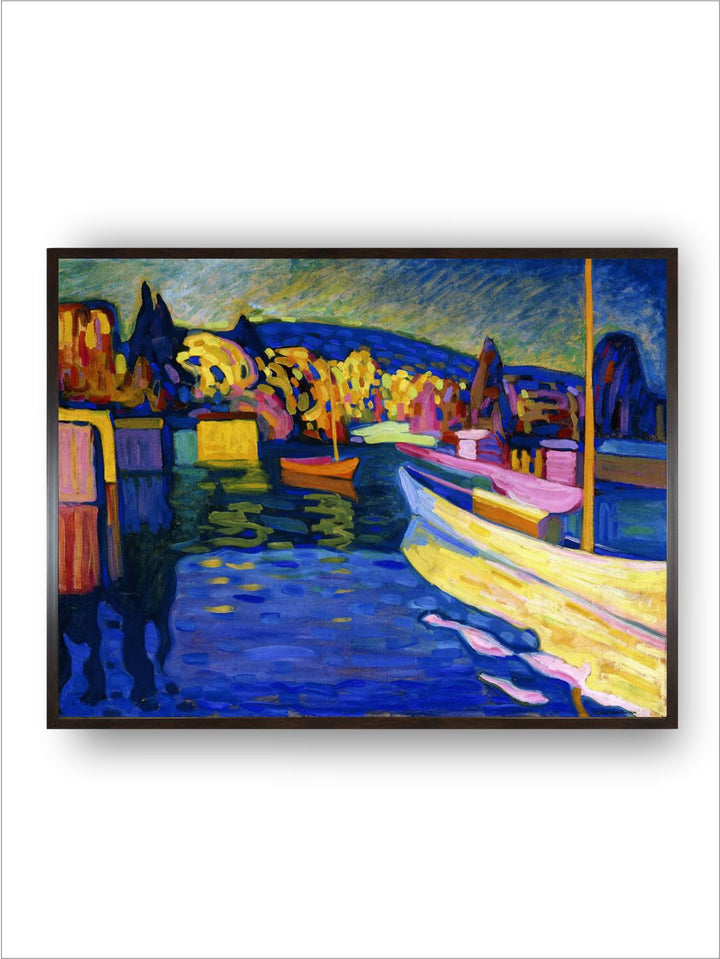 Autumn Landscape with Boats, 1908 by Wassily Kandinsky
