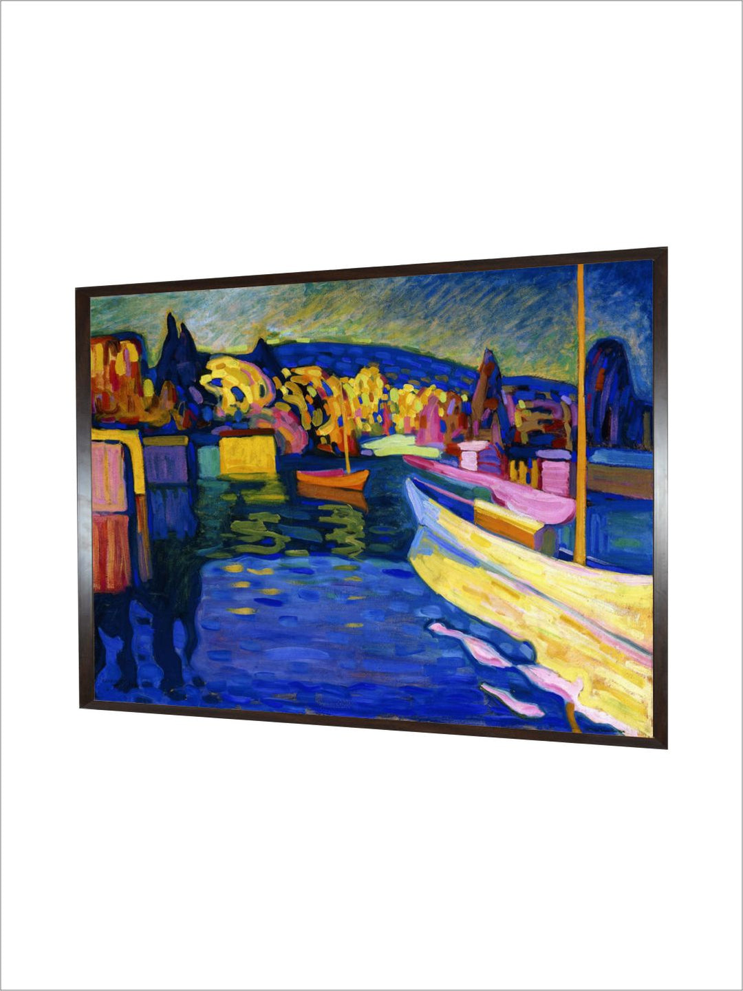 Autumn Landscape with Boats, 1908 by Wassily Kandinsky