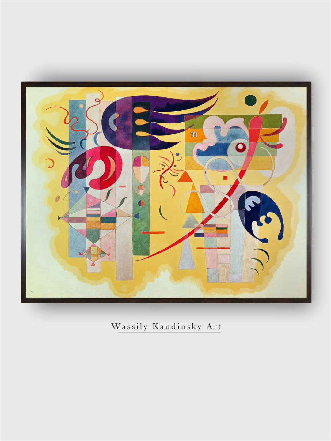 dominant Violet, 1934 by Wassily Kandinsky