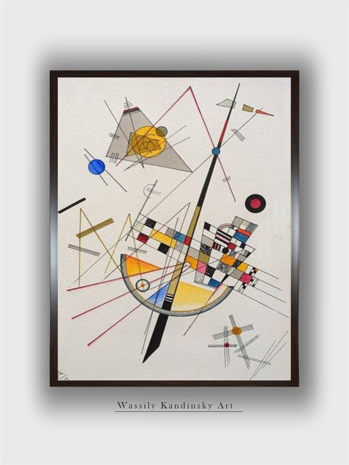 delicate Tension (1923) by Wassily Kandinsky