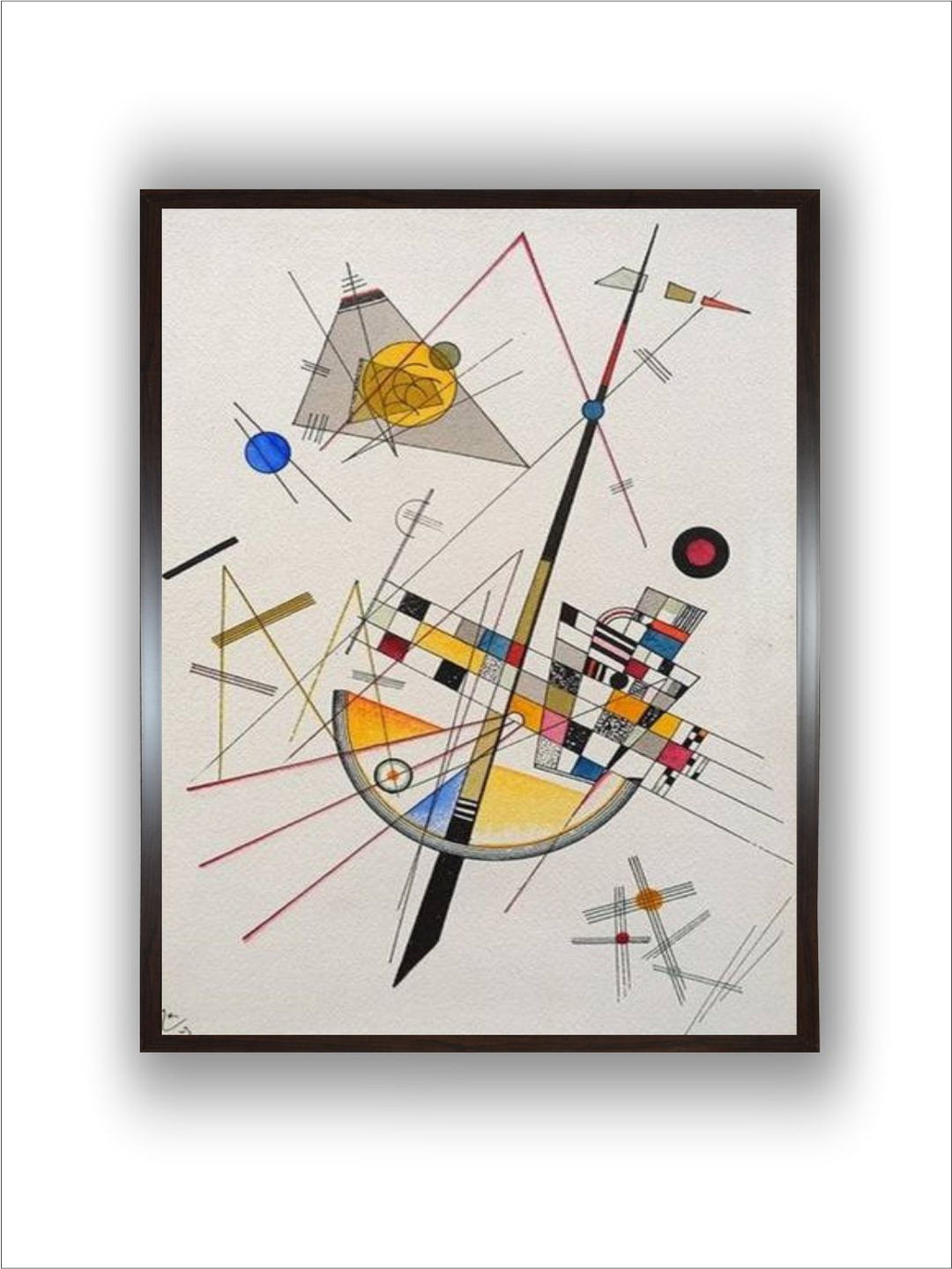 delicate Tension (1923) by Wassily Kandinsky