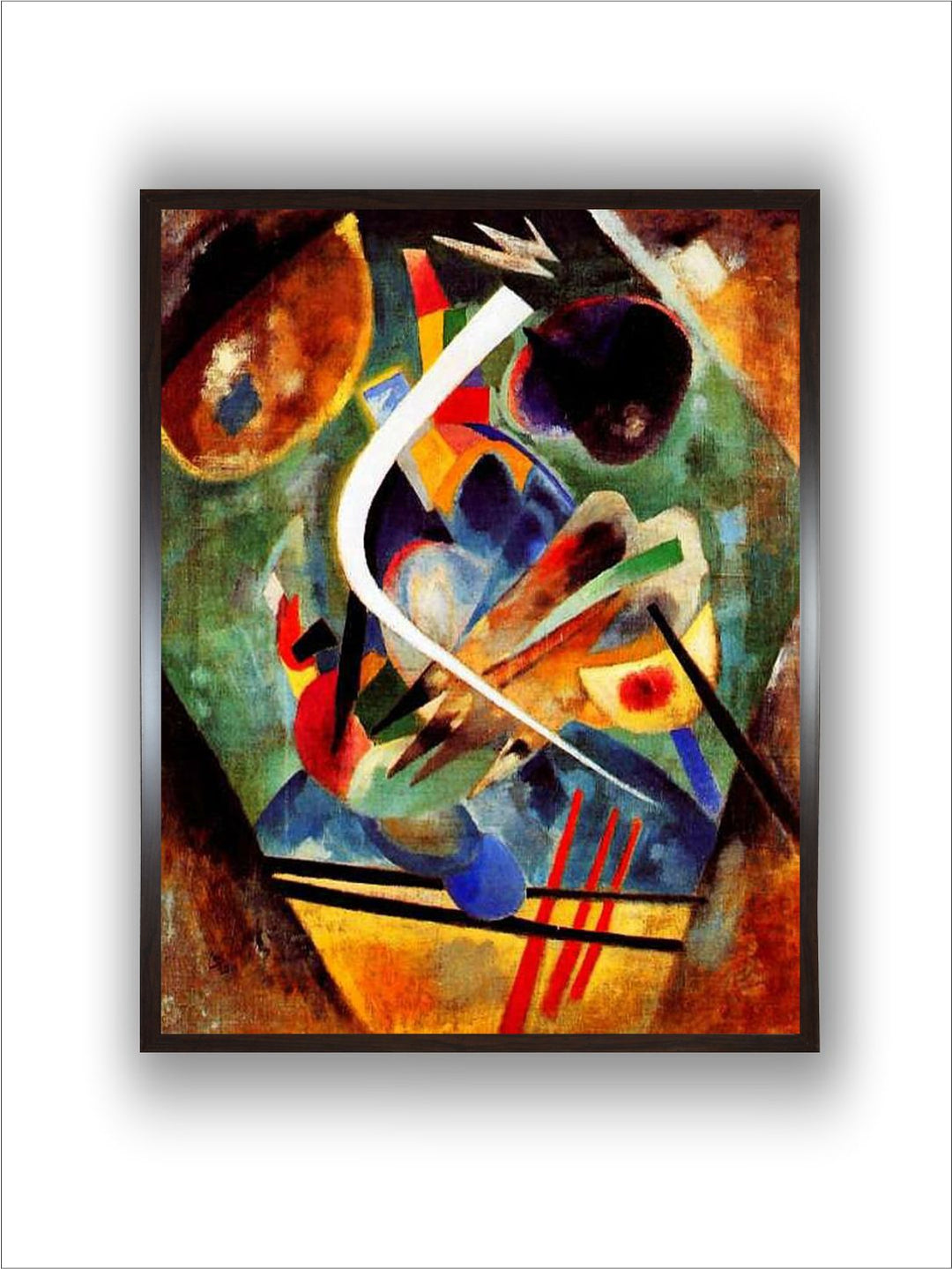 Black and Violet Composition, 1920 by Wassily Kandinsky