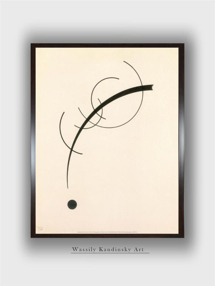 Free Curve to the Point - Accompanying Sound of Geometric Curvesby Wassily Kandinsky