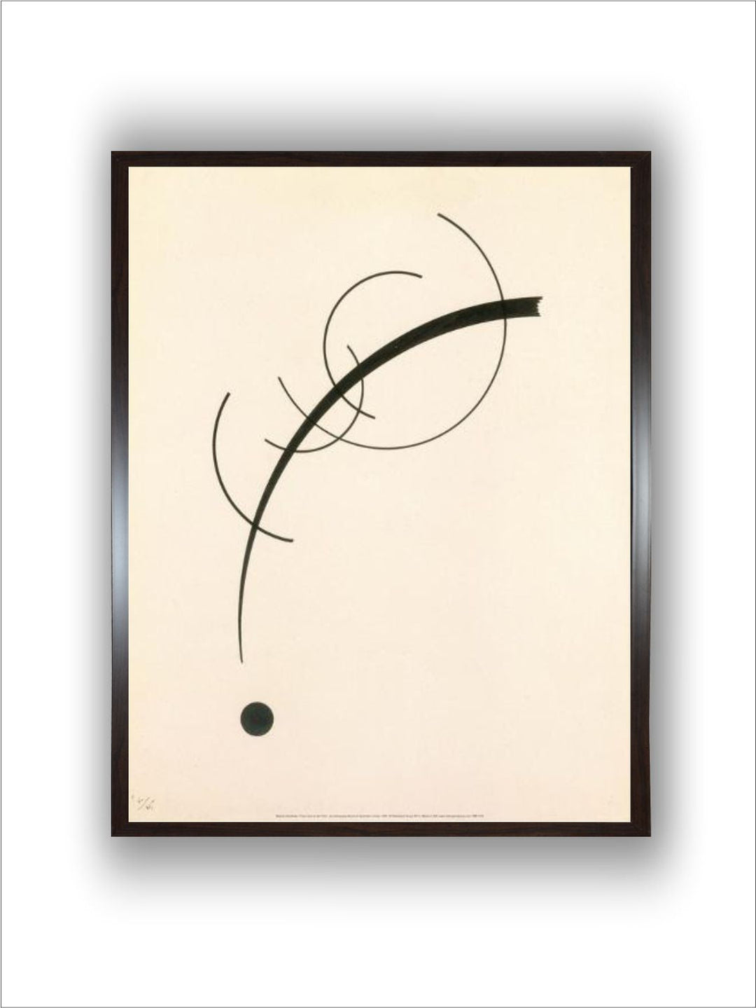 Free Curve to the Point - Accompanying Sound of Geometric Curvesby Wassily Kandinsky