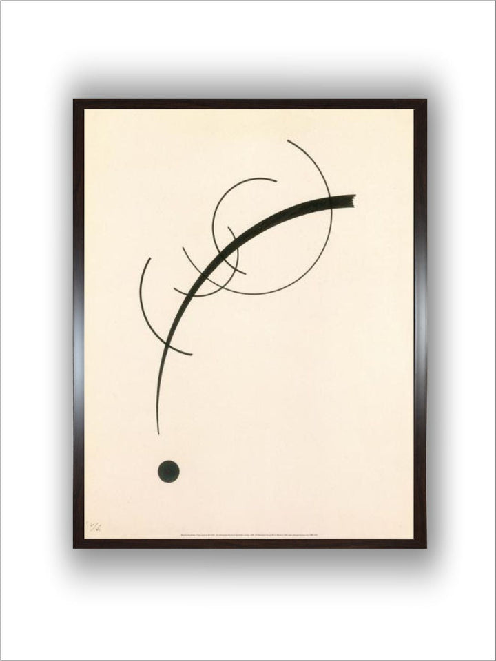 Free Curve to the Point - Accompanying Sound of Geometric Curvesby Wassily Kandinsky