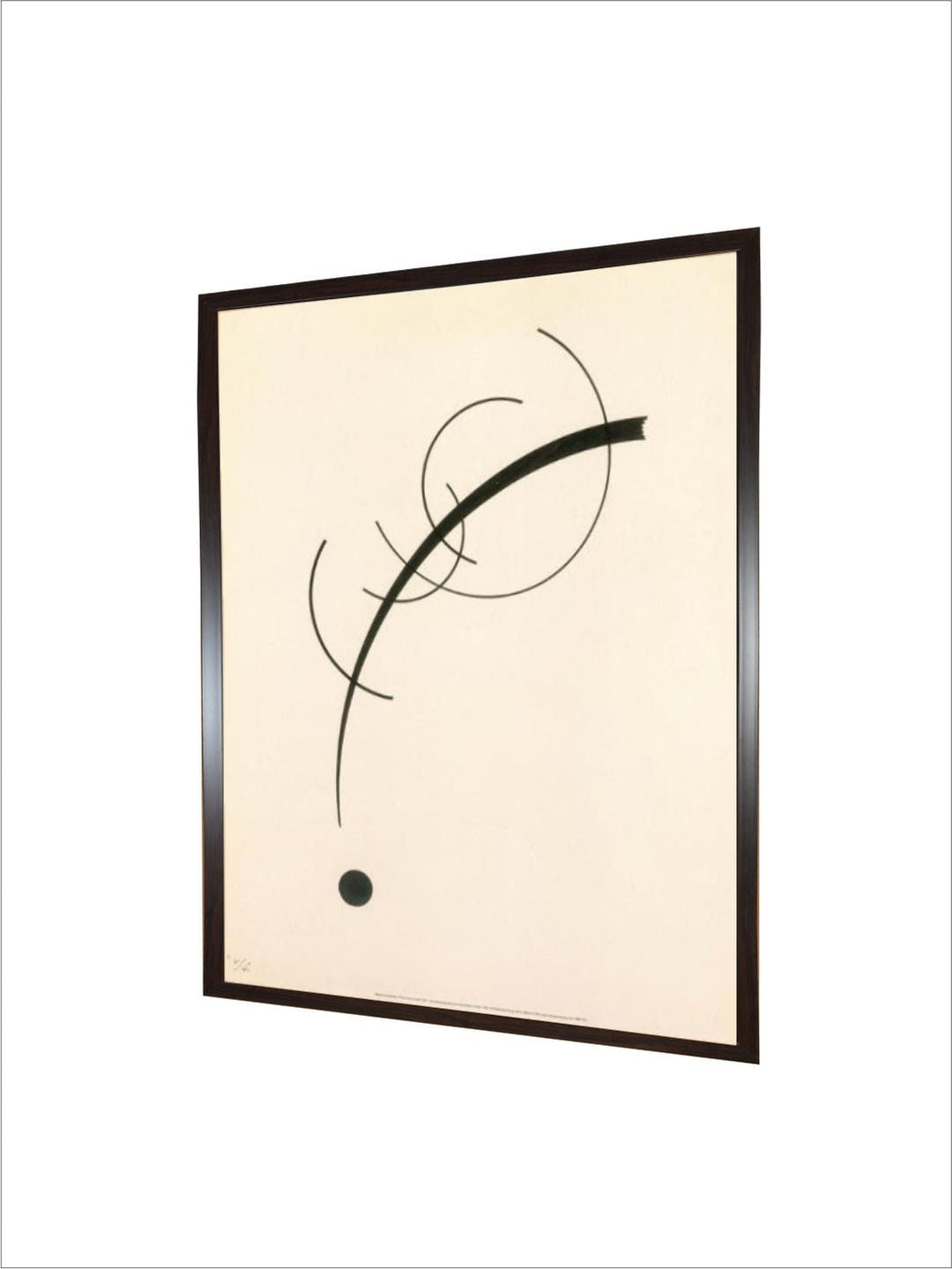 Free Curve to the Point - Accompanying Sound of Geometric Curvesby Wassily Kandinsky