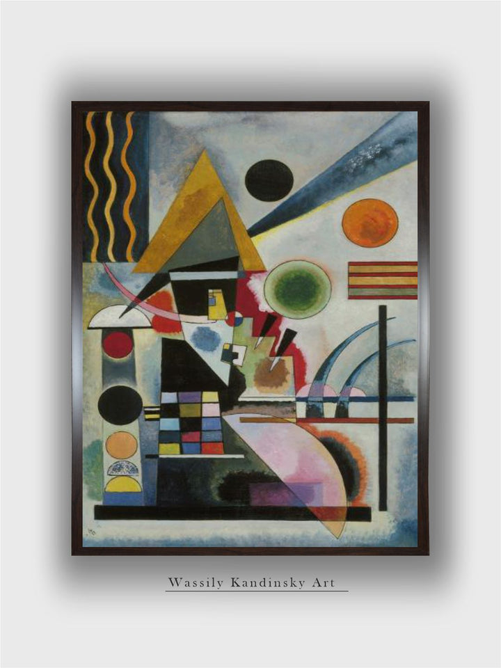 Swinging by Wassily Kandinsky