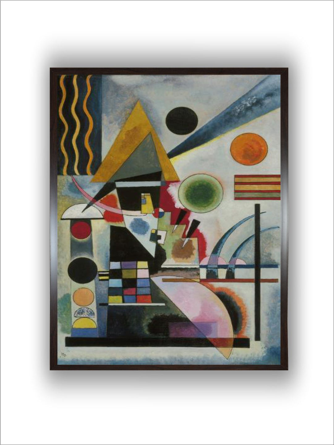 Swinging by Wassily Kandinsky