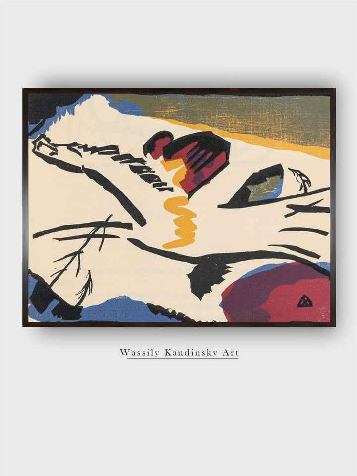 Lyrisches Presse (1911) by Wassily Kandinsky