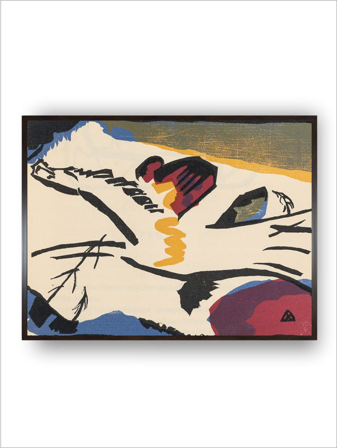 Lyrisches Presse (1911) by Wassily Kandinsky