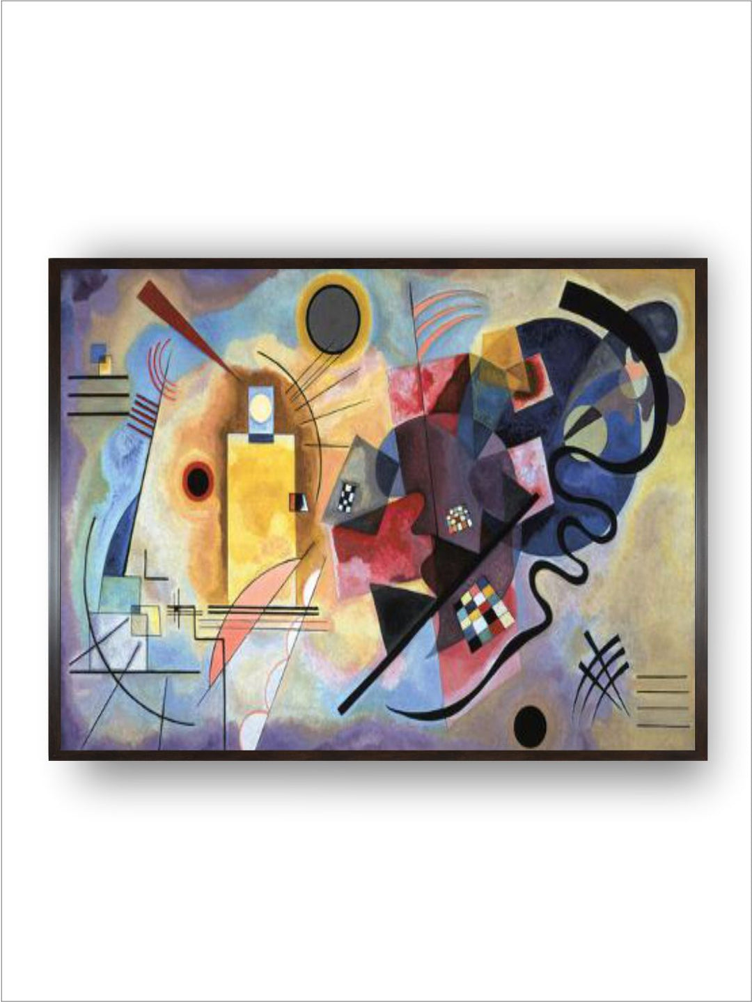 Yellow, Red, Blue, 1925 by Wassily Kandinsky