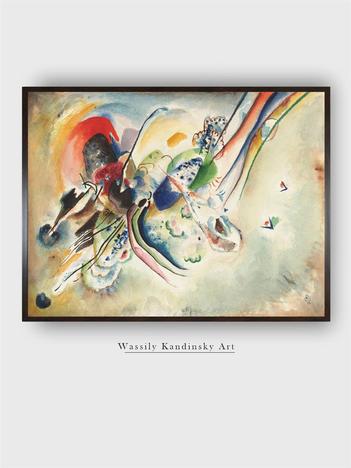 Study for Picture with Two Red Spots, 1916 by Wassily Kandinsky