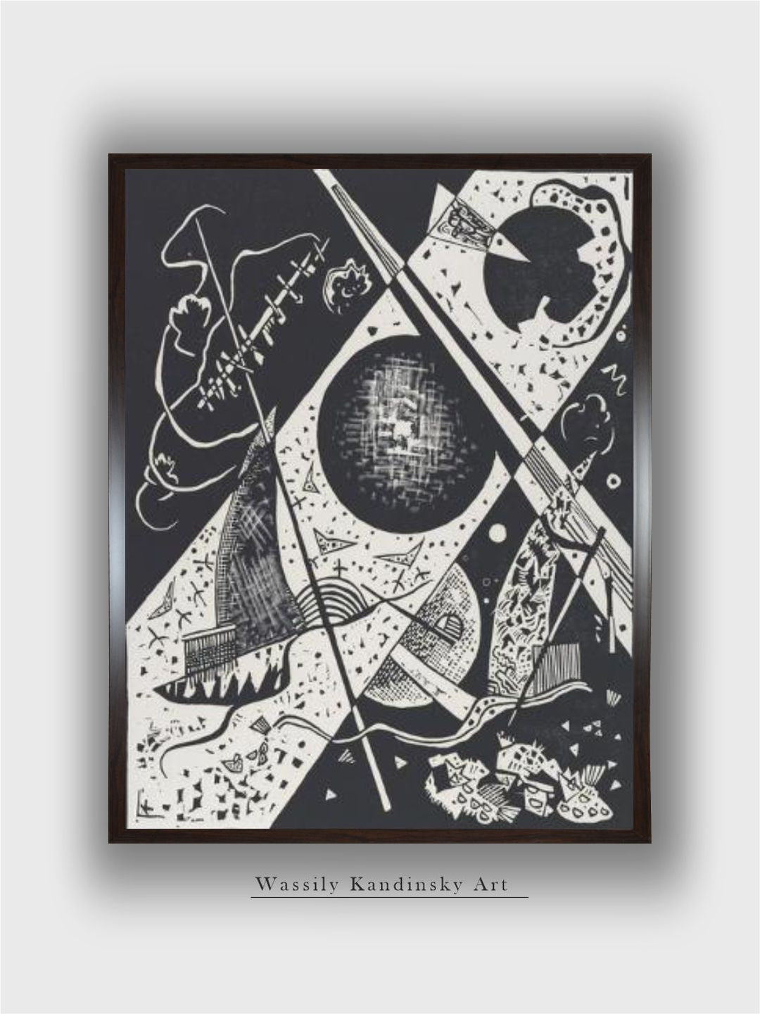 Kleine Welten VI (Small Worlds Vi), 1922 (Woodcut) by Wassily Kandinsky