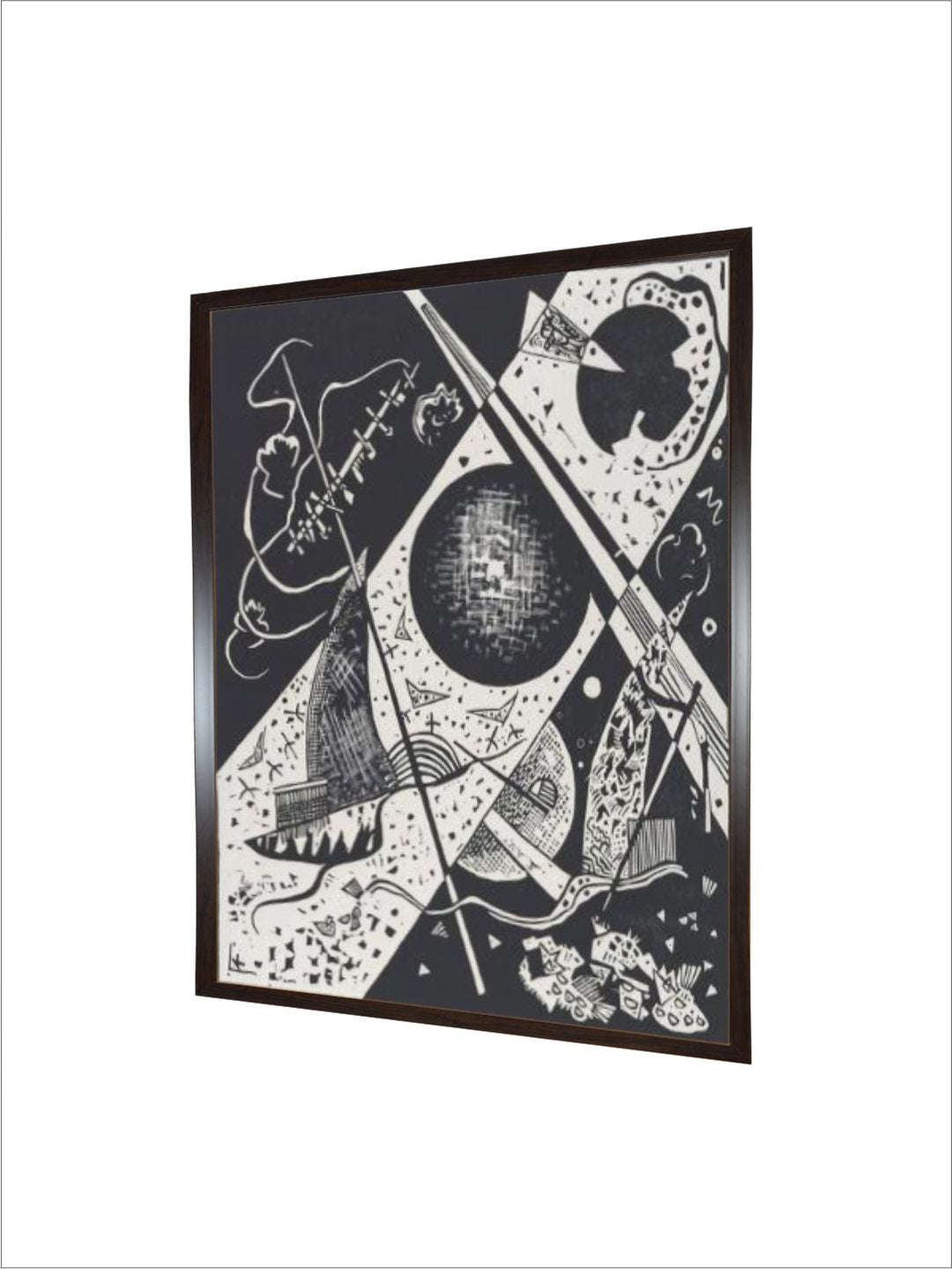 Kleine Welten VI (Small Worlds Vi), 1922 (Woodcut) by Wassily Kandinsky