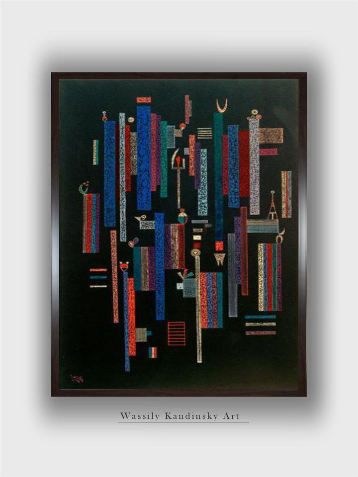 Jeu des Verticales, 1939 by Wassily Kandinsky