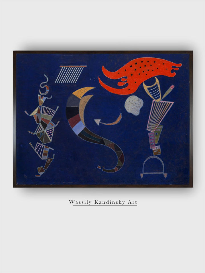 The Arrow, 1943 (Oil on Board) by Wassily Kandinsky