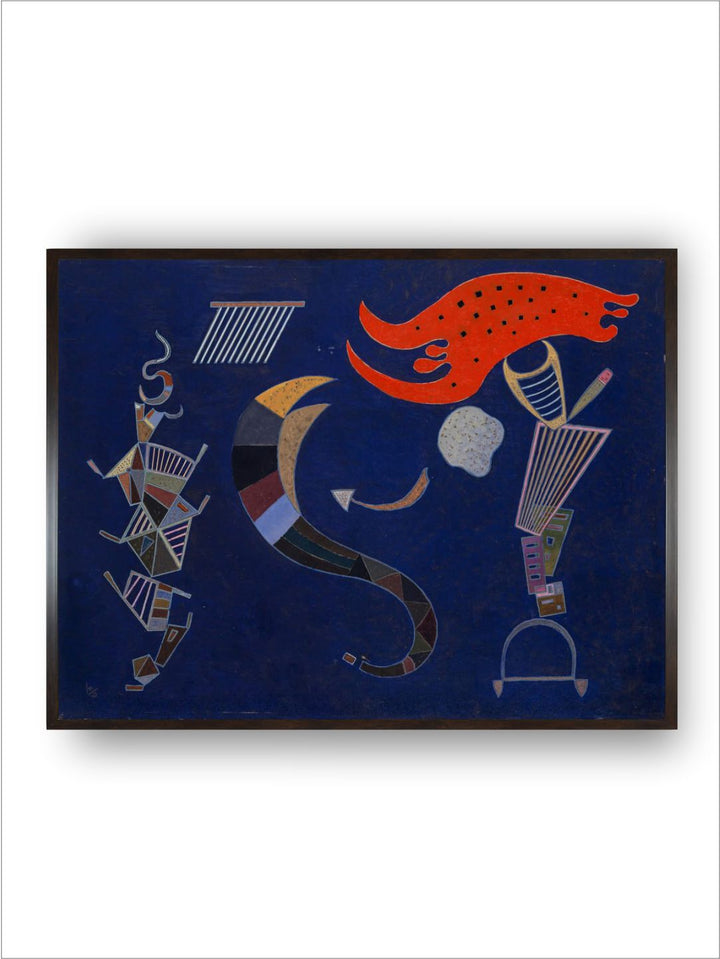 The Arrow, 1943 (Oil on Board) by Wassily Kandinsky