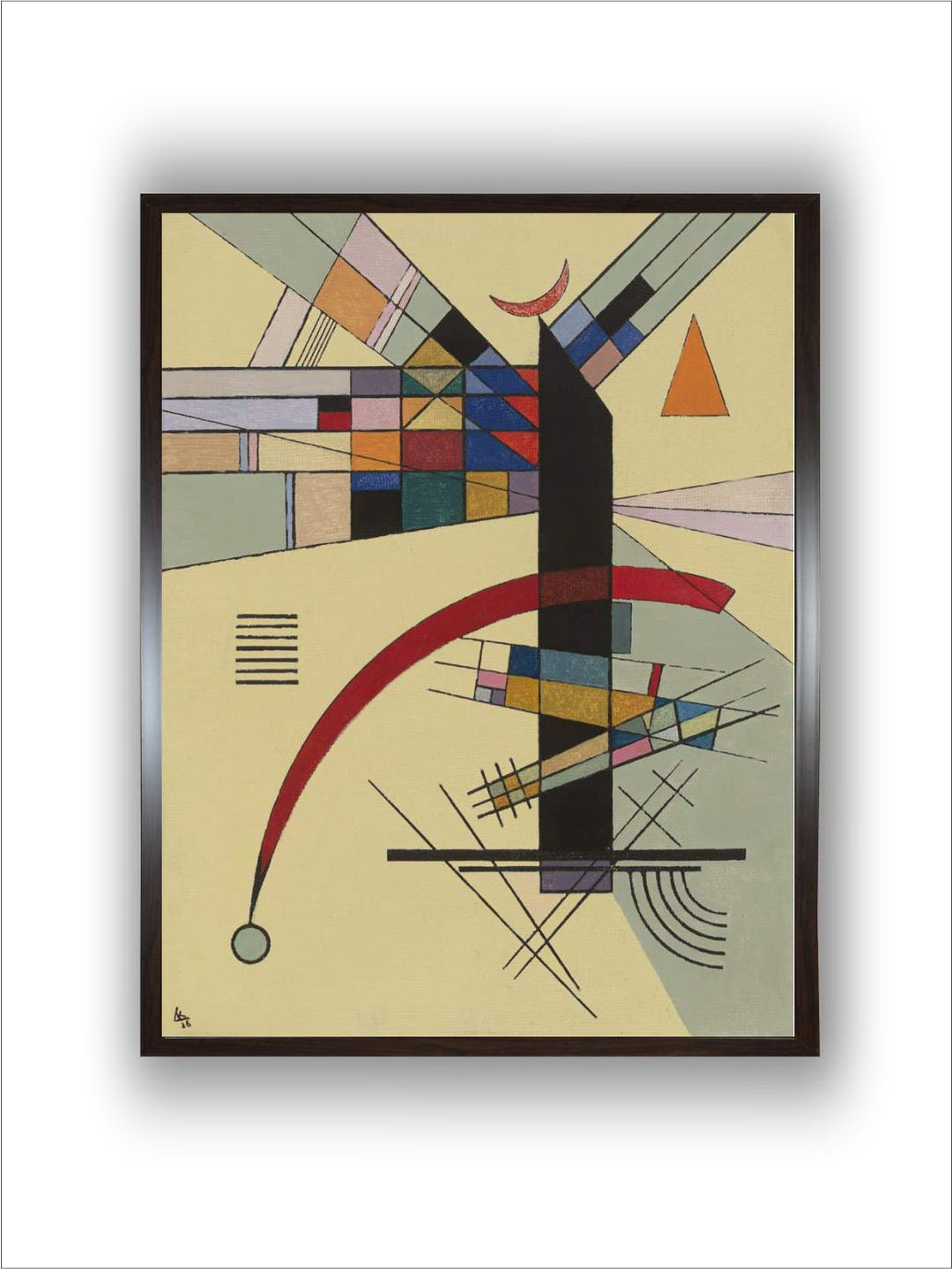 Small Yellow, 1926 by Wassily Kandinsky