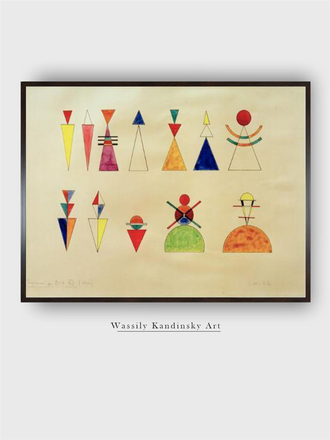 Pictures at an Exhibition Figures Image XVI, 1930 by Wassily Kandinsky