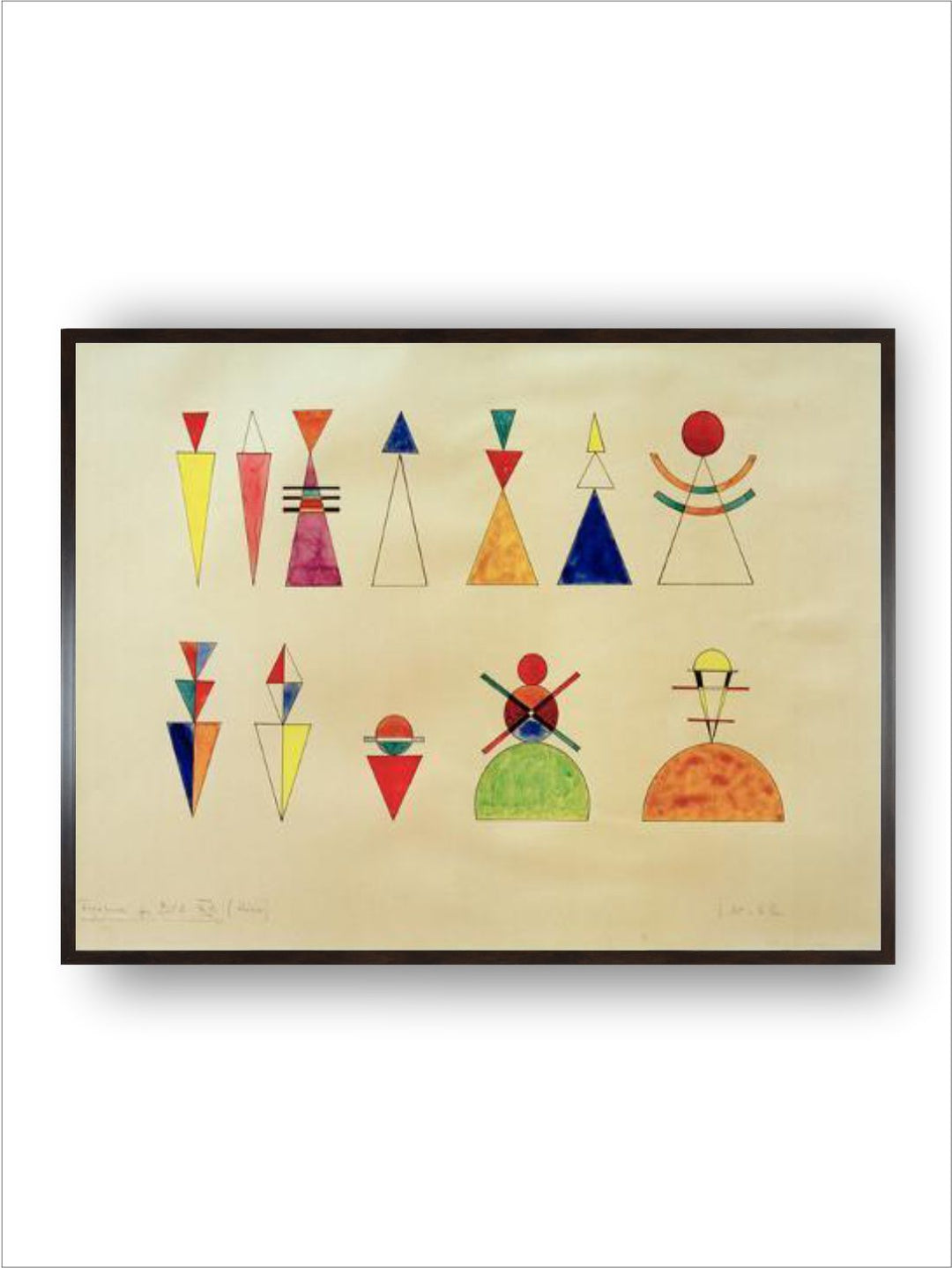 Pictures at an Exhibition Figures Image XVI, 1930 by Wassily Kandinsky