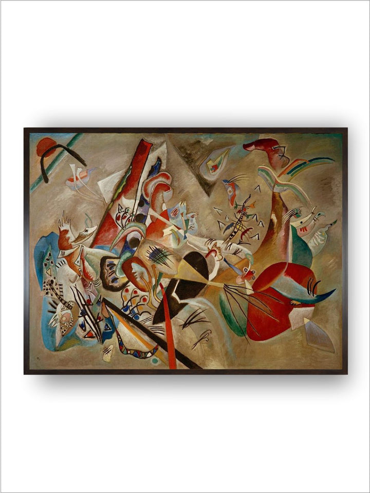 With Grey, 1919 by Wassily Kandinsky