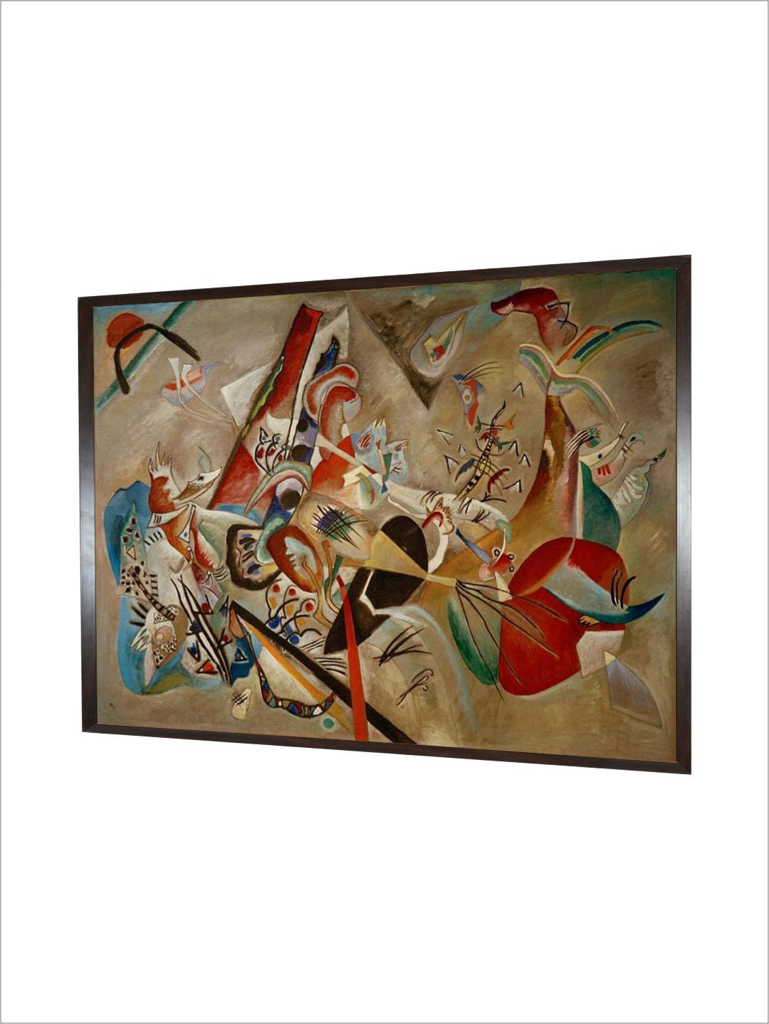 With Grey, 1919 by Wassily Kandinsky