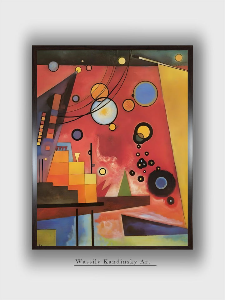 Heavy Red by Wassily Kandinsky
