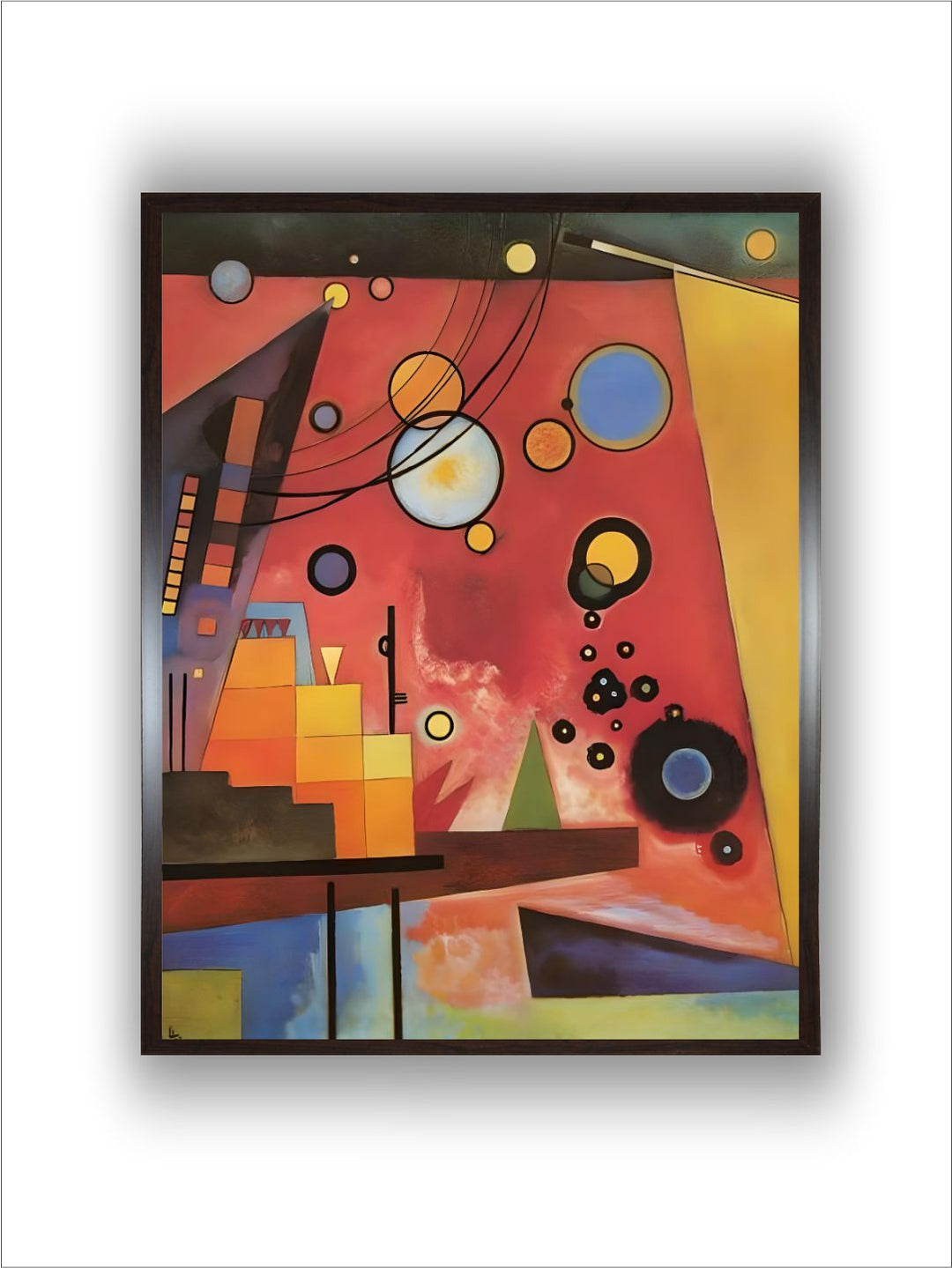 Heavy Red by Wassily Kandinsky
