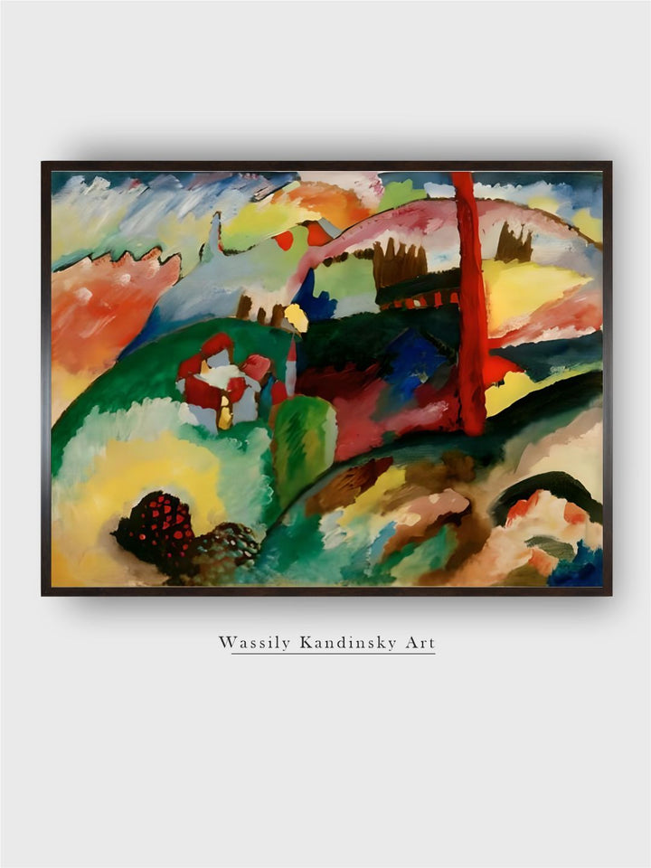 Landscape with Chimneys, 1910 by Wassily Kandinsky