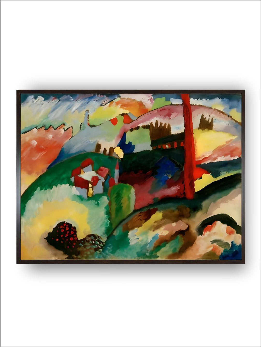 Landscape with Chimneys, 1910 by Wassily Kandinsky