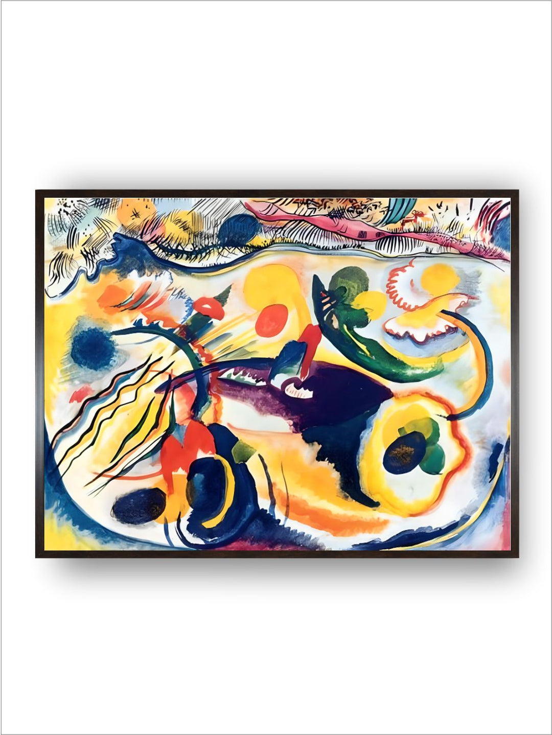 On the Theme of the Last Judgement by Wassily Kandinsky
