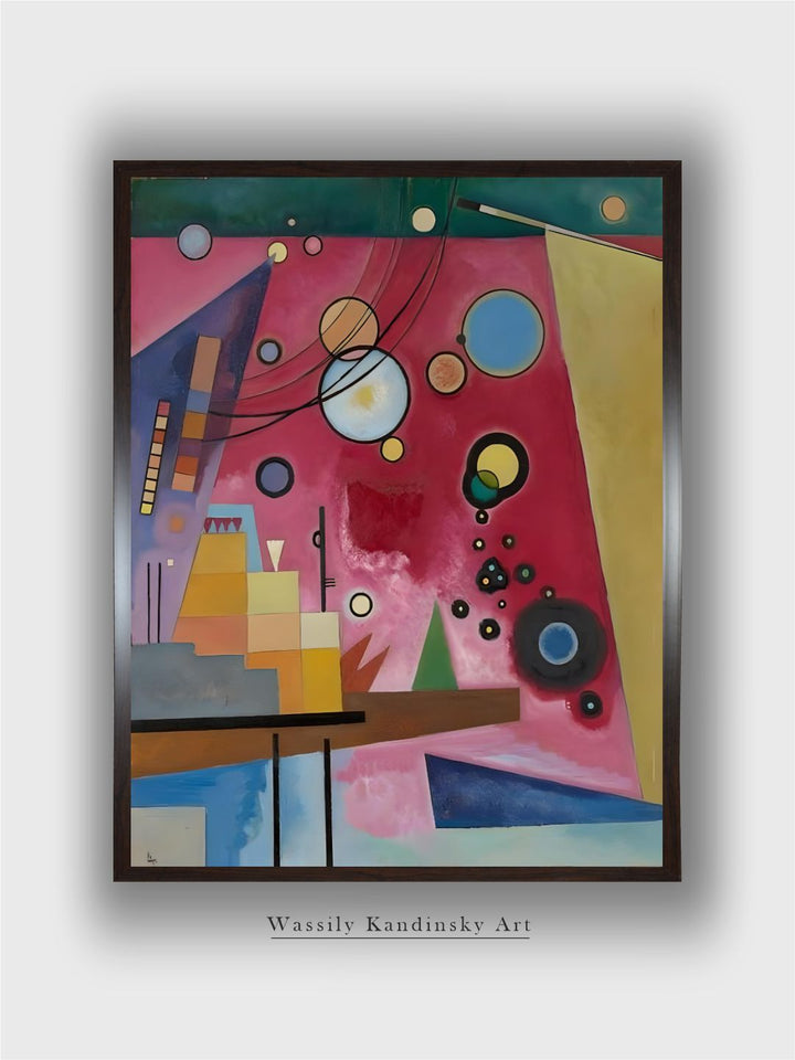 Heavy Red, 1924  by Wassily Kandinsky