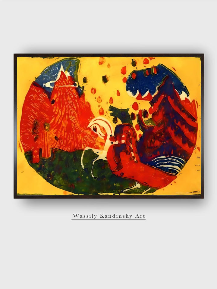 Mountains, 1911 by Wassily Kandinsky