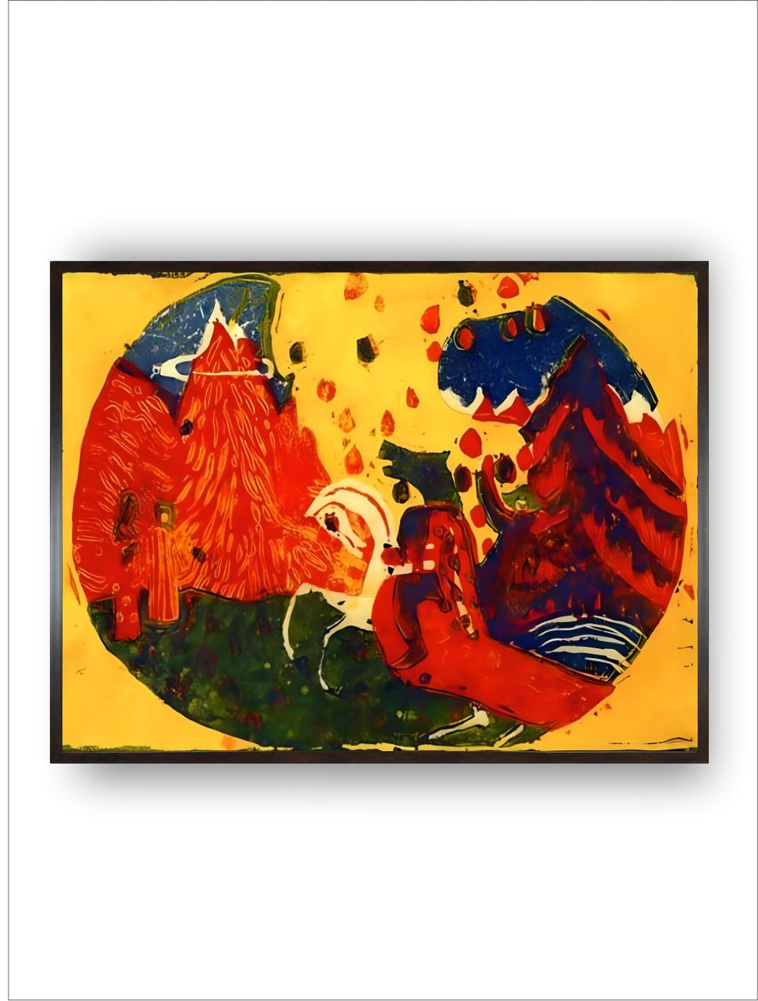 Mountains, 1911 by Wassily Kandinsky