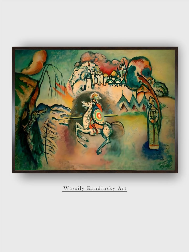 Rider, St George, 1915 by Wassily Kandinsky