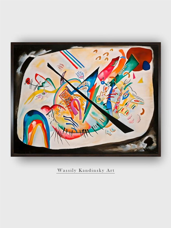 White Oval, 1919 by Wassily Kandinsky
