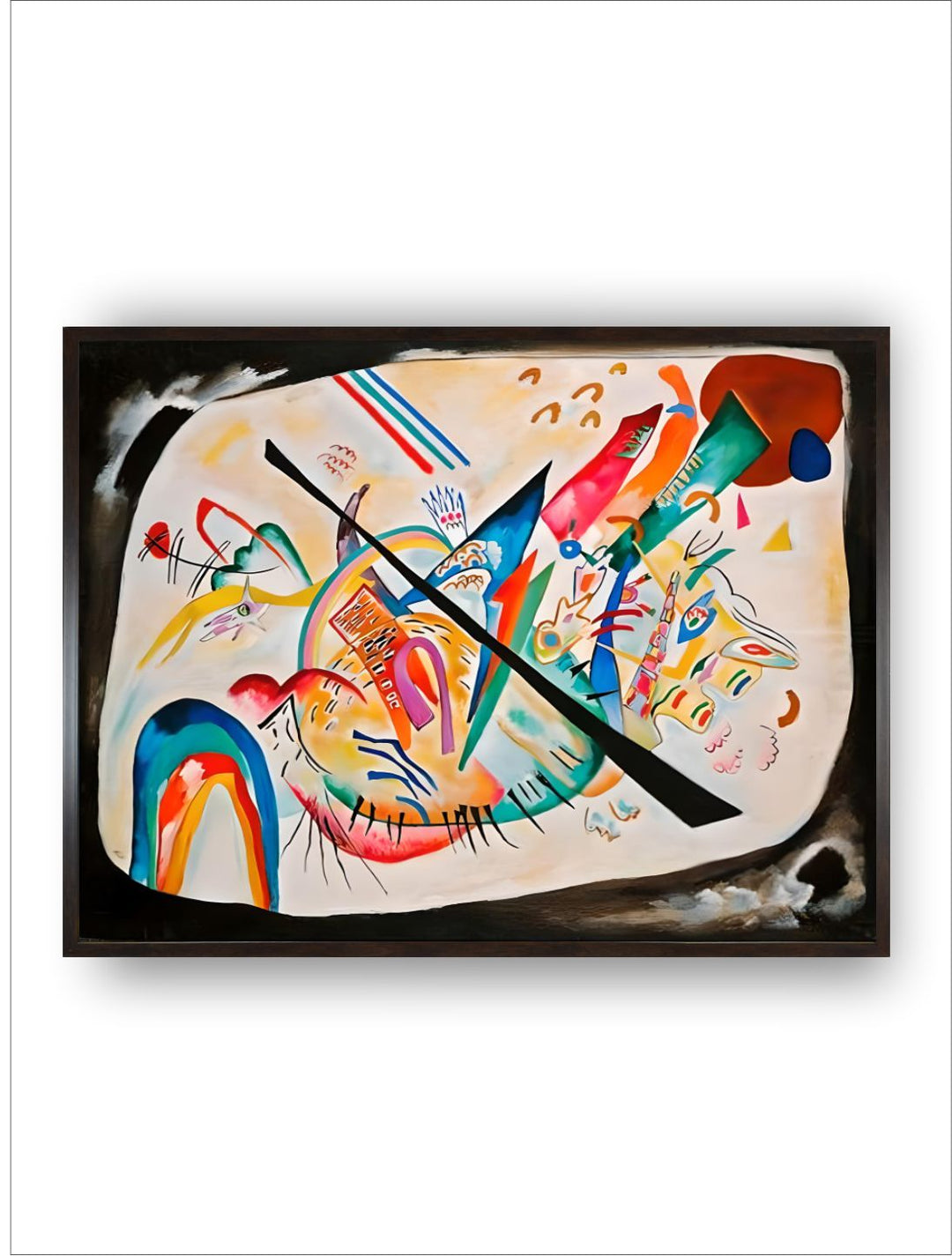 White Oval, 1919 by Wassily Kandinsky