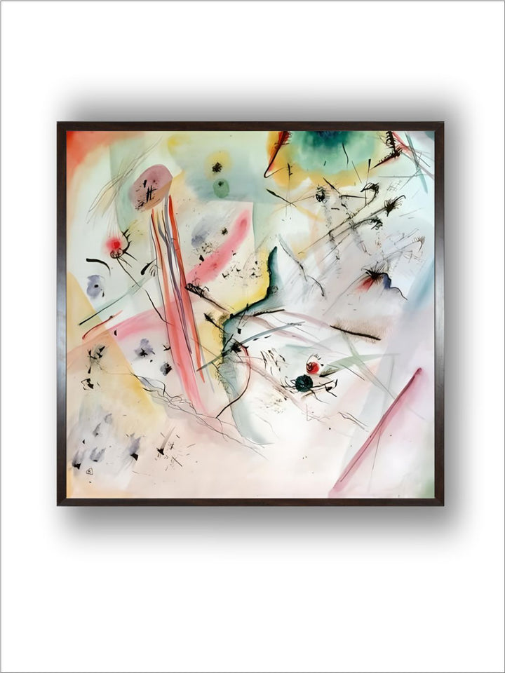 Composition with Red and Blue Stripes, 1913 by Wassily Kandinsky