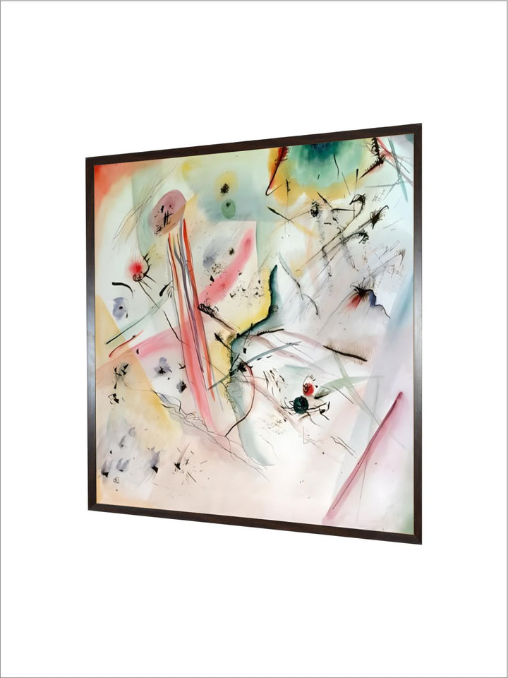 Composition with Red and Blue Stripes, 1913 by Wassily Kandinsky