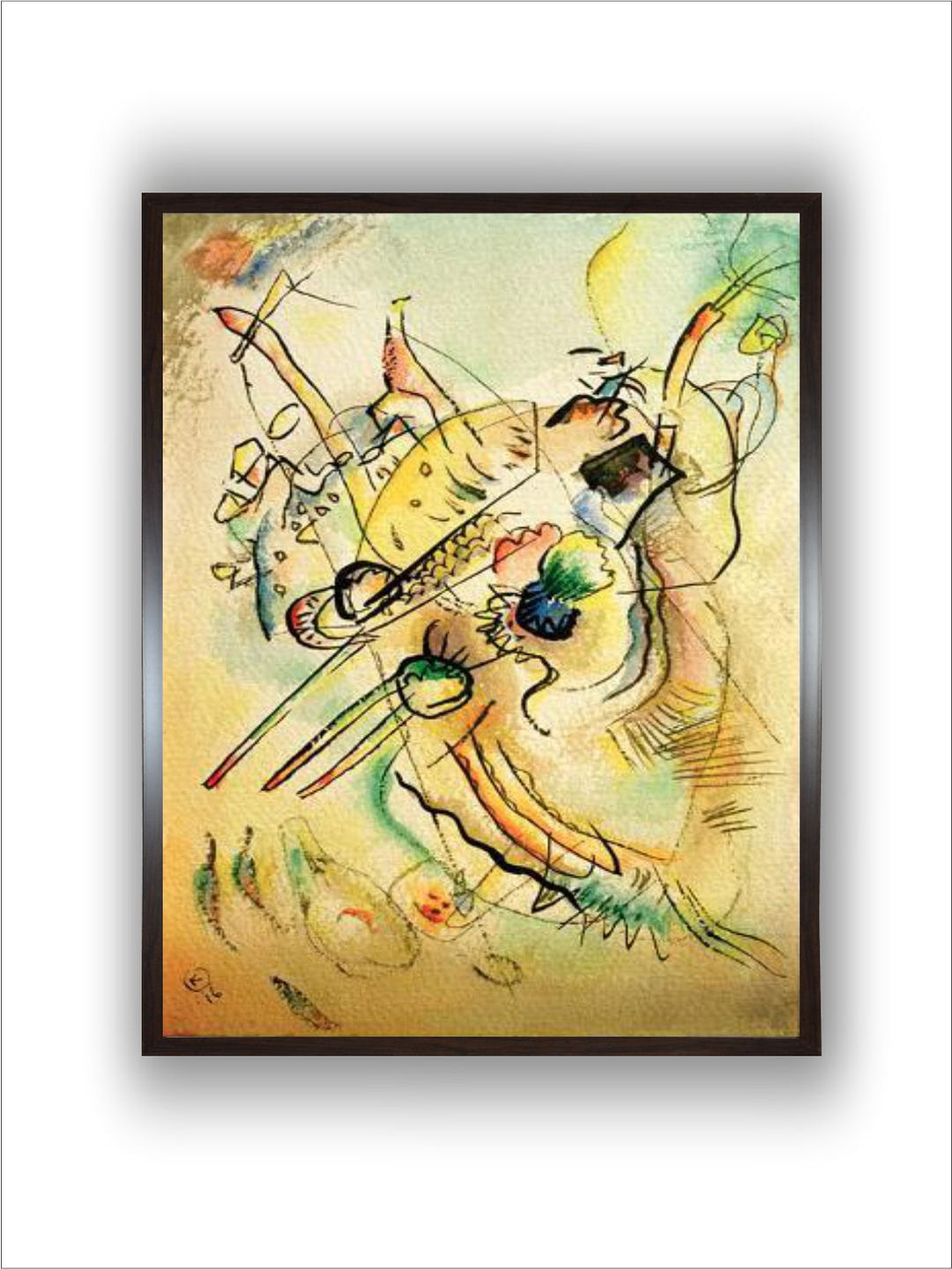 Composition d, 1916 by Wassily Kandinsky